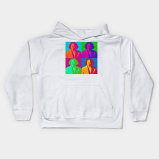 Fran Lebowitz Pop Art Andy Warhol Kids Hoodie